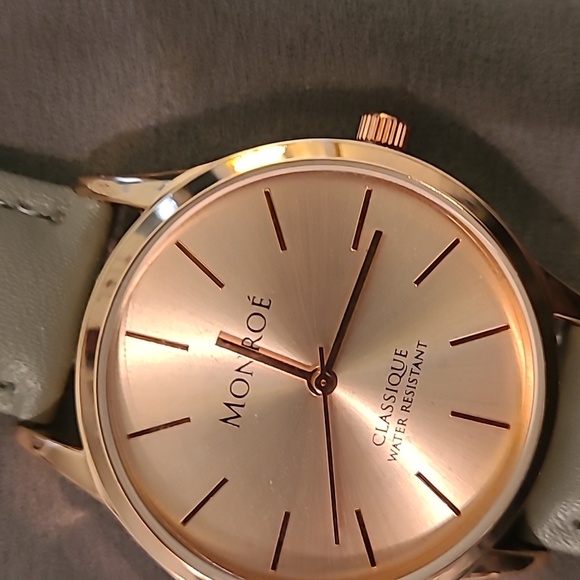Monroe classique watch grey/rose gold - Picture 3 of 5